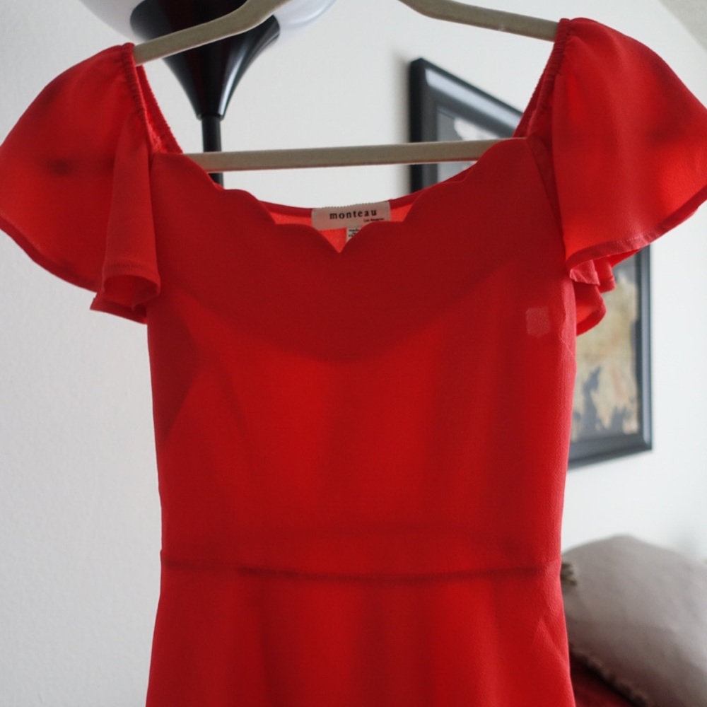 Chic Coral Blouse